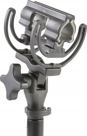 Shock mount për mikrofon Rycote InVision INV-HG MKIII, diametër 19-34mm, profesional, i zi