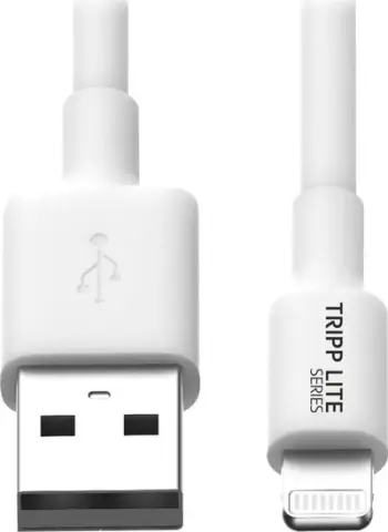 Kabllo Tripp Lite M100006WH, USB A në Lightning, 1.8m, e bardhë