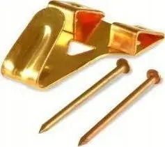 Grep muri Yellow Brass No.3, për korniza, metal, ngjyrë ari