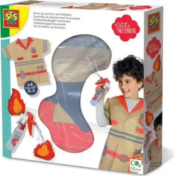 Kostum zjarrfikësi për fëmijë SES Creative Petits Pretenders, set lojërash, multikolor