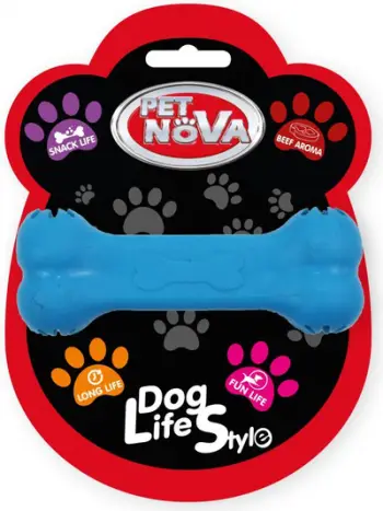 Lodër për qen Pet Nova TPR Snackbone, 11 cm