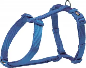 Parzmore qeni Trixie Premium H-Harness L, 60-80 cm, 25 mm, blu