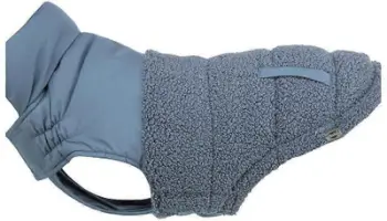Pallto dimërore për qen Ajou, madhësia S 36 cm, poliester i mbushur, blu