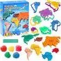 Set modelimi me plastelinë Jokomisiada World Map, me forma kontinentesh, shumëngjyrësh