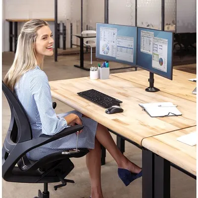 Mbajtës për monitorë Fellowes Reflex Dual, i zi - 2