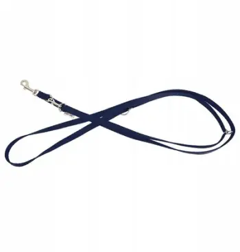 Leash qeni Barry King Adjustable, XS S, 16 mm 2 m, blu navy