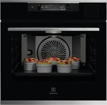 Furrë me avull Electrolux 900 CookView SteamPro, WiFi, inox dhe xham i zi