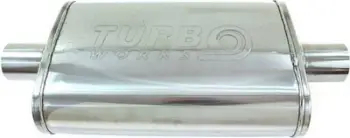 Amortizator qendror TurboWorks LT 304SS, 70mm, inoks