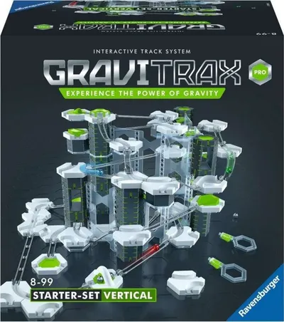 Lodër ndërtimi Ravensburger GraviTrax PRO Starter Set, 150 pjesë, pistë vertikale, shumëngjyrëshe - 1