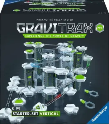 Lodër ndërtimi Ravensburger GraviTrax PRO Starter Set, 150 pjesë, pistë vertikale, shumëngjyrëshe