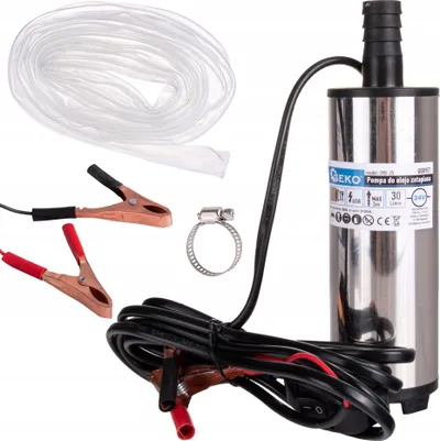 Pompë zhytëse transferuese GEKO G00957, 24V, 30 l/min, metalike argjendi - 3