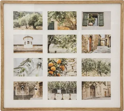 Kornizë foto Atmosphera Manu Mango, 12 foto, dru mango, bezhë - 1