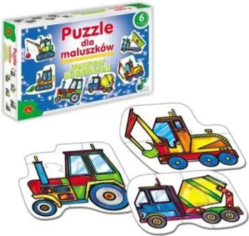 Puzzle Alexander 0541 Construction Machines, shumëngjyrëshe