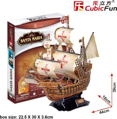 Puzzle 3D Cubicfun, 113 elemente - 1