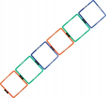 Shkallë koordinimi Maxwel Ladder Squares, 4m, plastikë, shumëngjyrëshe