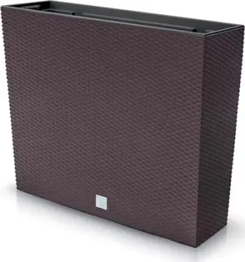 Vazo dekorative Prosperplast Rato Case, 58x18x49.8cm, ratan artificial, kafe