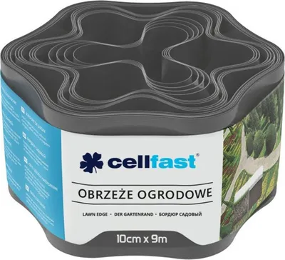 Rrethoja kopshti Cellfast, 10cm x 9m, grafit - 2