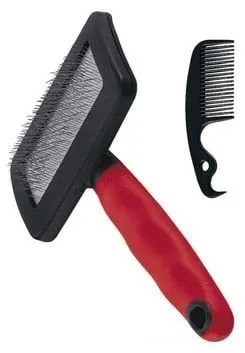 Furçë krehëse për kafshë Ferplast Slicker Brush, madhësi mesatare, 14.5 x 9.5 cm - 1