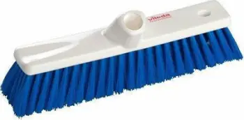 Fshesë dyshemeje Vileda Broom Hard, 30cm, fijet e forta, blu