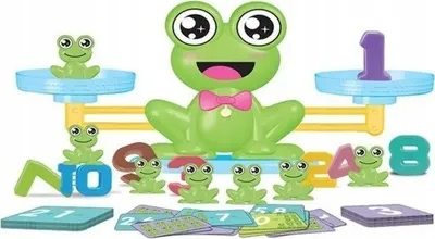 Loja edukative NORIMPEX Balancing Frogs, mësim matematike, për fëmijë 3+, jeshile - 3