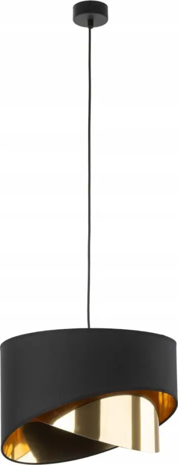 Lampë varëse TK Lighting Grant 4824, 3xE27, stil modern, e zezë e artë