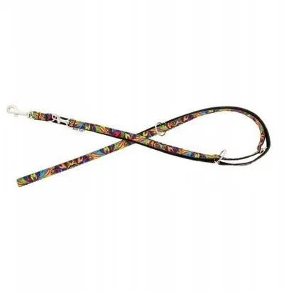 Leckë qeni Barry King Picasso, polipropilen, 10mm 220cm, e zezë shumëngjyrëshe - 1