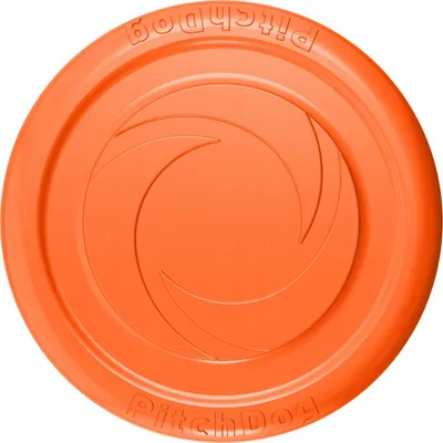 Lodër frisbi për qen Pitchdog, 24cm, portokalli - 1