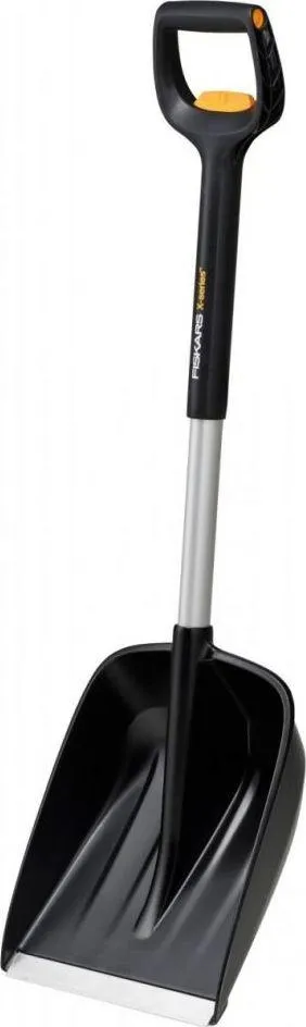 Lopatë për borë Fiskars 1057187, 29 cm, e zezë - 1