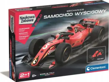 Set ndërtimi Clementoni Scientific Fun Mechanics Laboratory, Formula 1 Racing Car, 8+
