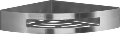 Raft këndor për dush Smart, 210x45x210 mm, çelik inox mat, argjendtë - 1