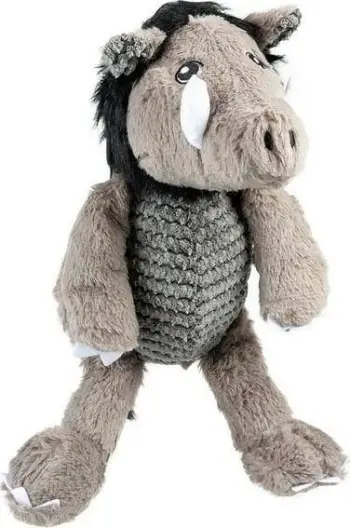 Lodër pelushi për qen Duvoplus Warthog Tummy, me tingull, shumëngjyrëshe