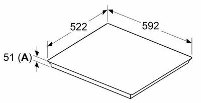 Plitë me induksion Bosch PVQ61RHB1E, 60cm, 4 zona, e zezë - 4