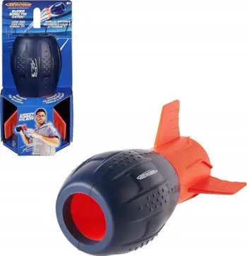 Lodër hedhëse Aerobie Super Sonic, 13.3cm, shkumë e butë, blu portokalli