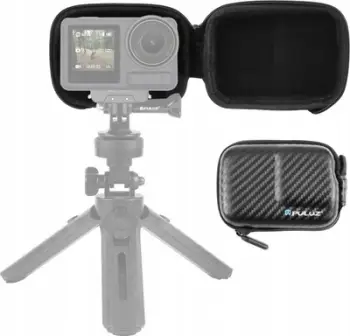 Kuti mbrojtëse e fortë Puluz PU946B për DJI Osmo Action 4 dhe Action 3, plastike, e zezë