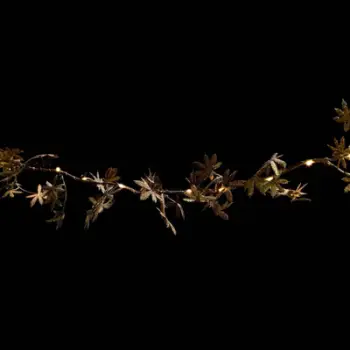 Garlandë dekorative Fééric Lights and Christmas, LED, 240cm, me bateri, ngjyrë ari