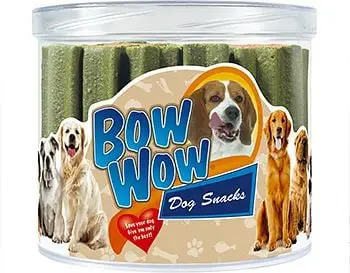 Shkopinj dentar për qen Bow Wow BW428, me eukalipt, 30 copë, jeshil