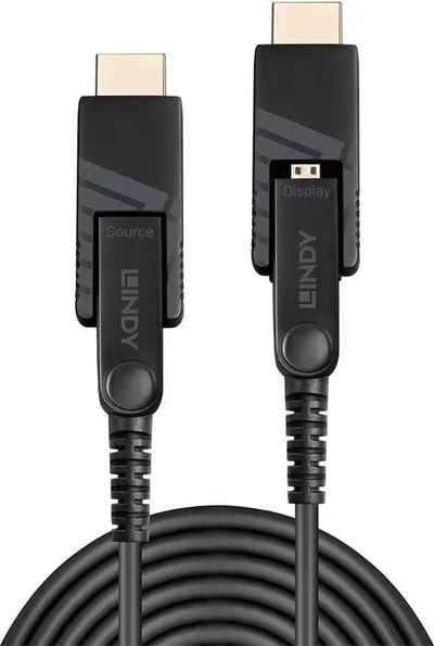 Kabllo HDMI Lindy 38321, 20m, 4K 60Hz, e zezë - 2