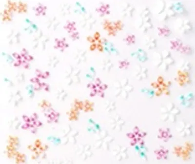 Set manikyri për fëmijë Nail Making Set Stickers Tips Polishes, me llak thonjsh, me ngjitëse dekorative, shumëngjyrësh - 3