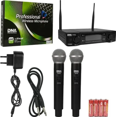 Set mikrofona wireless DNA DVS2, sistem UHF, ekran LCD, i zi - 1
