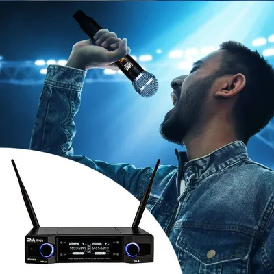 Set mikrofona wireless DNA DVS2, sistem UHF, ekran LCD, i zi - 4