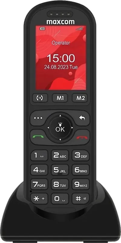 Telefon pa tela Maxcom MM39D SE, 4G, me SIM, i zi - 1