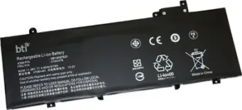 Bateri laptopi BTI ThinkPad T480s, 57Wh, Li Ion, 11.52V, e zezë