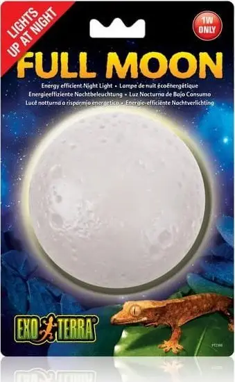 Llambë nate për terrarium Exo Terra Full Moon, sensor drite, montim me magnet, gri