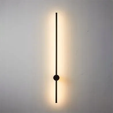 Lampë murale LED CATRINA, 17W, 120cm, e zezë - 1