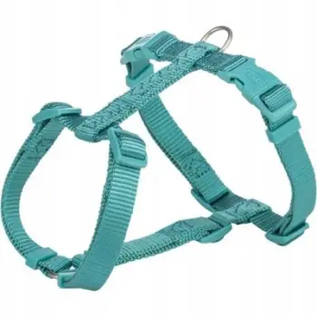 Parzmore qenësh Trixie Premium H-Harness, 30-44 cm, e rregullueshme, aqua blue