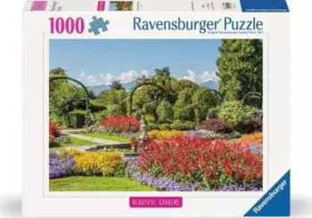 Puzzle Ravensburger Beautiful Gardens Park of Villa Pallavicino Stresa Italy, 1000 pjesë, për të rritur, shumëngjyrëshe