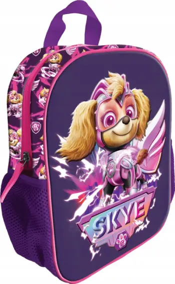 Çantë shpine fëmijësh PAW Patrol Skye, 11", 3D, vjollcë rozë