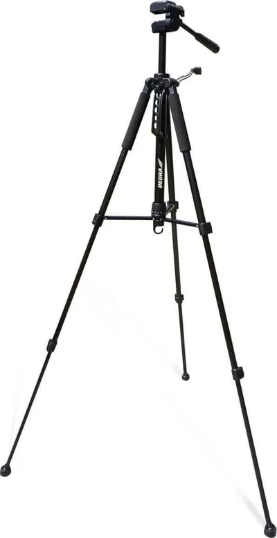 Tripod për kamera Dedra, filetë 1/4", i zi - 1