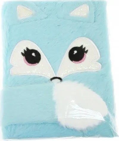 Ditar plush Notes Fox Diary A5, me vija katrore, shumëngjyrësh - 10