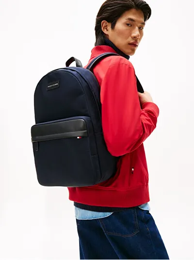 Çantë shpine Tommy Hilfiger mTH5106, kaltër e errët - 2